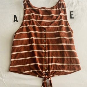 AE striped tank top